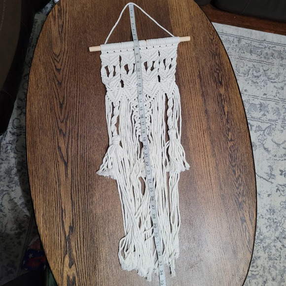 Macrame Knit Wall Hanging Decoration Decor NEW in Packaging - Picture 6 of 7